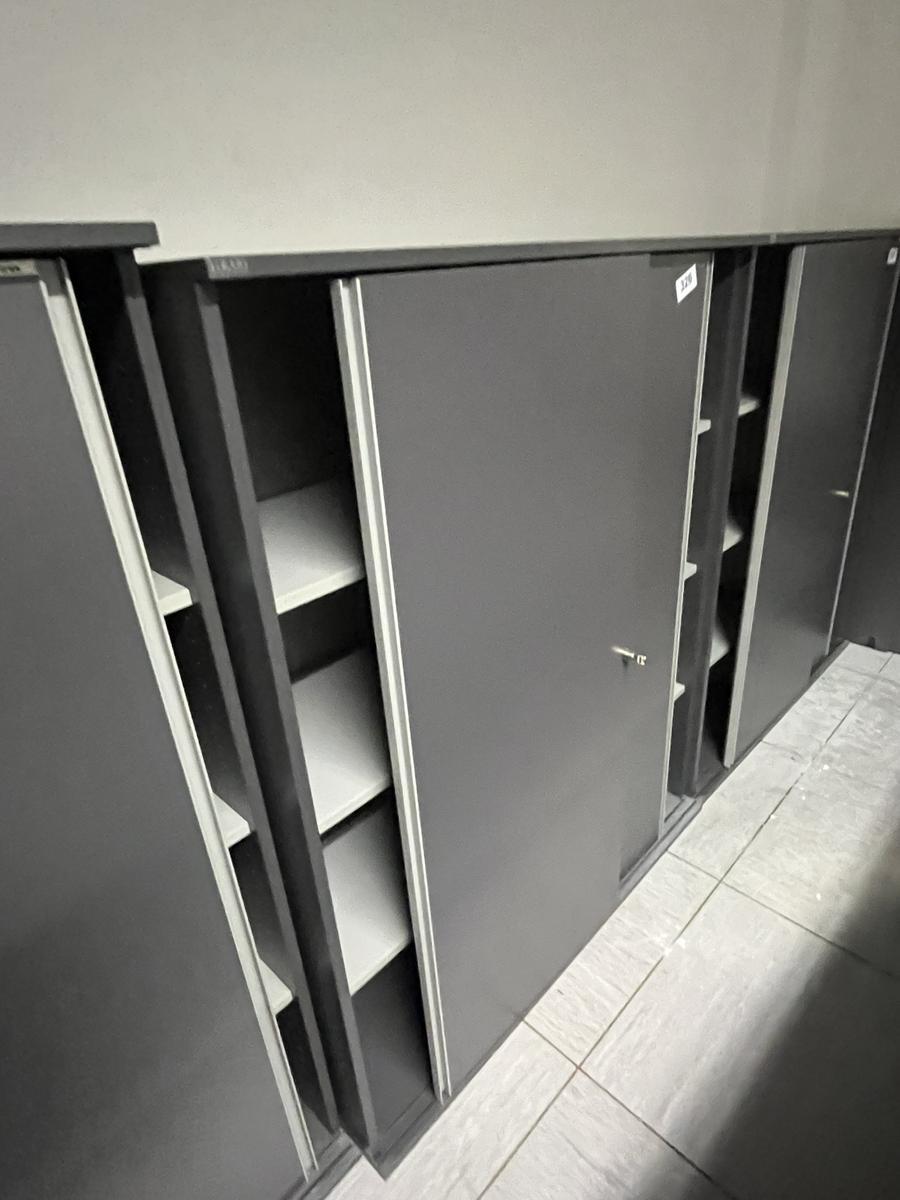 HALI Aktenschrank mit Schiebet&uuml;ren 120x150 cm 4 Ordnerh&ouml;hen