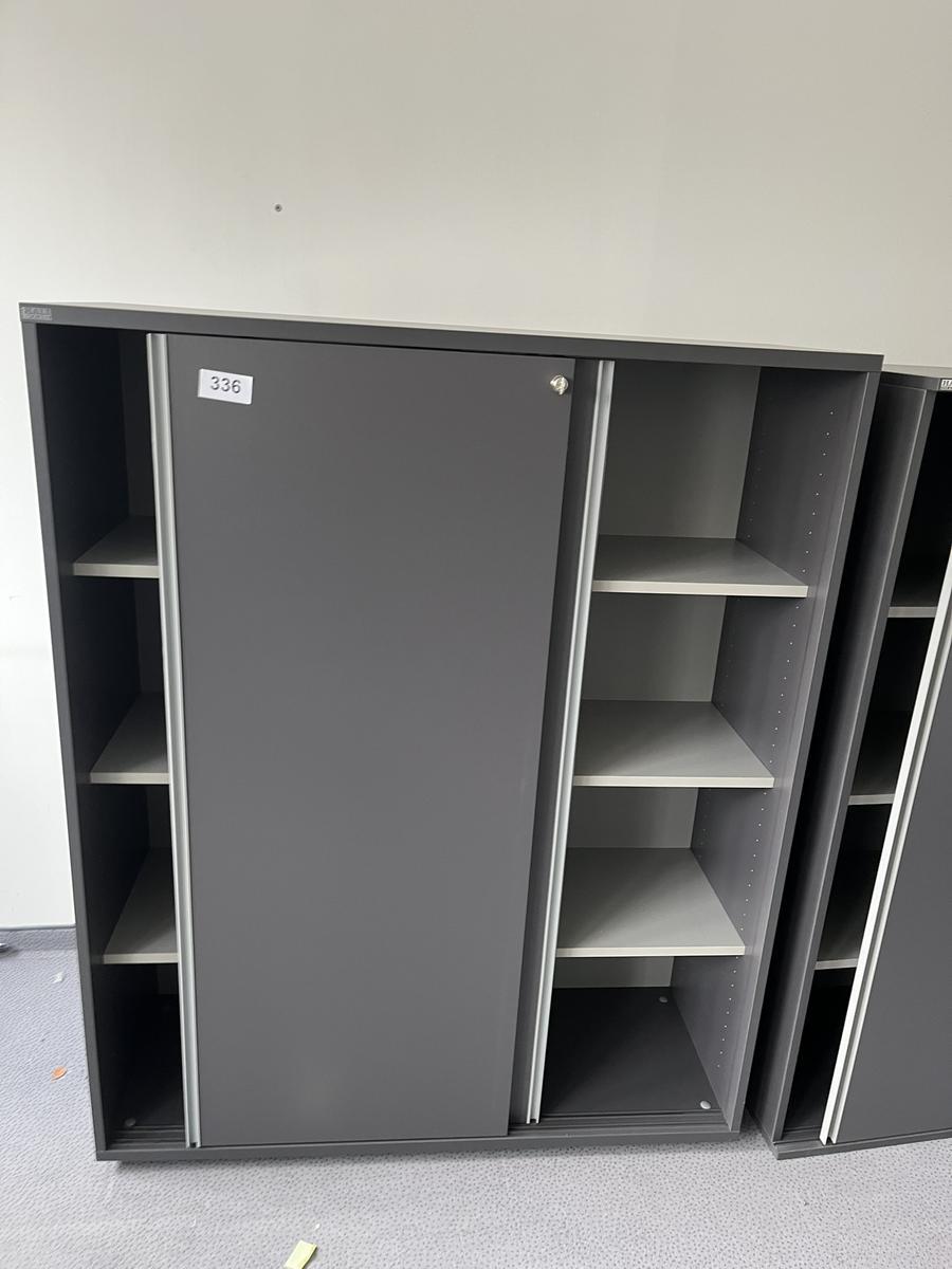 HALI Aktenschrank mit Schiebet&uuml;ren 120x150 cm 4 Ordnerh&ouml;hen