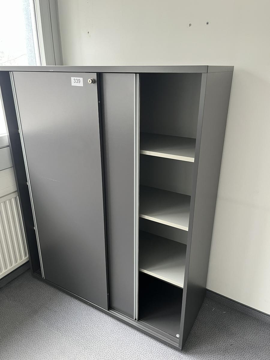 HALI Aktenschrank mit Schiebet&uuml;ren 120x150 cm 4 Ordnerh&ouml;hen