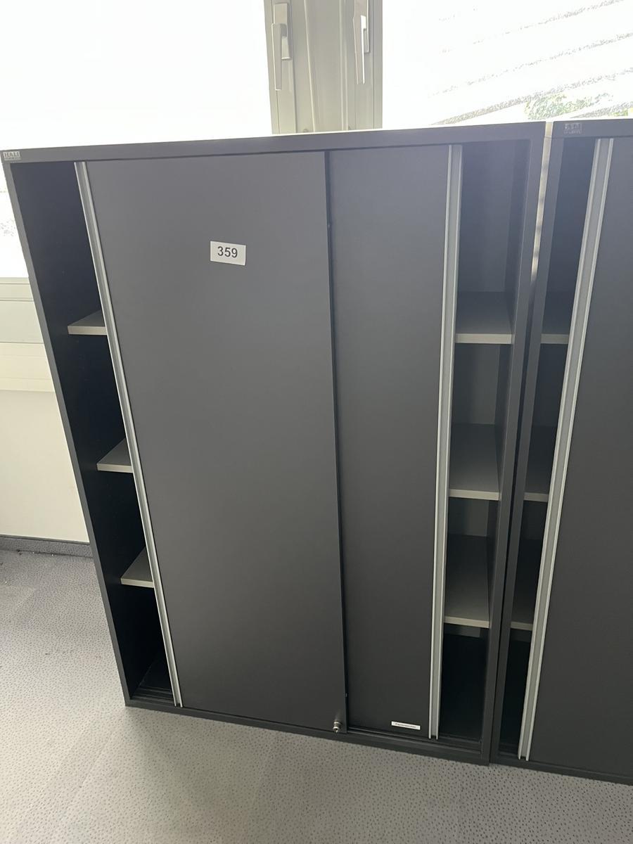 HALI Aktenschrank mit Schiebet&uuml;ren 100x150 cm 4 Ordnerh&ouml;hen