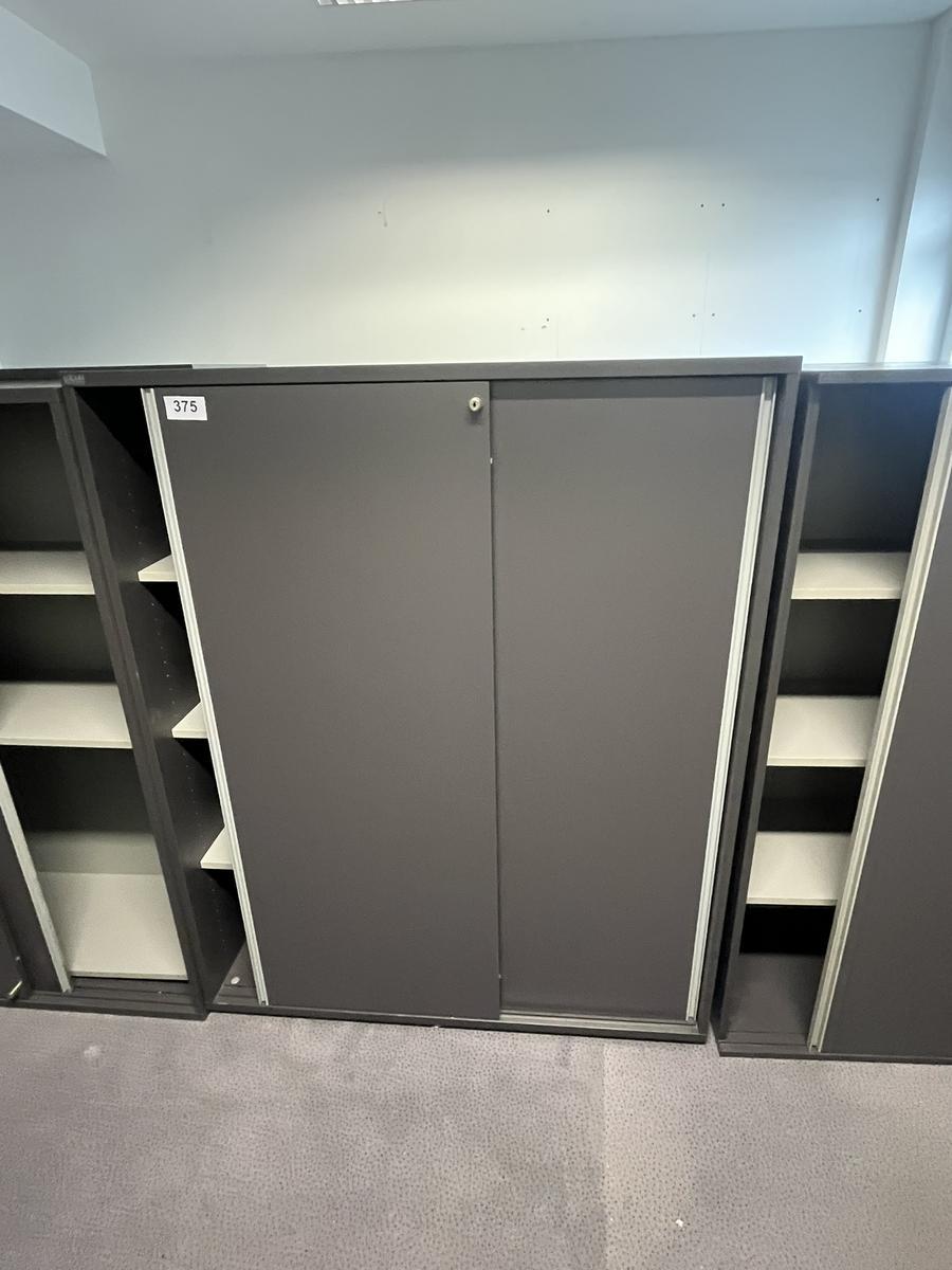 HALI Aktenschrank mit Schiebet&uuml;ren 120x150 cm 4 Ordnerh&ouml;hen