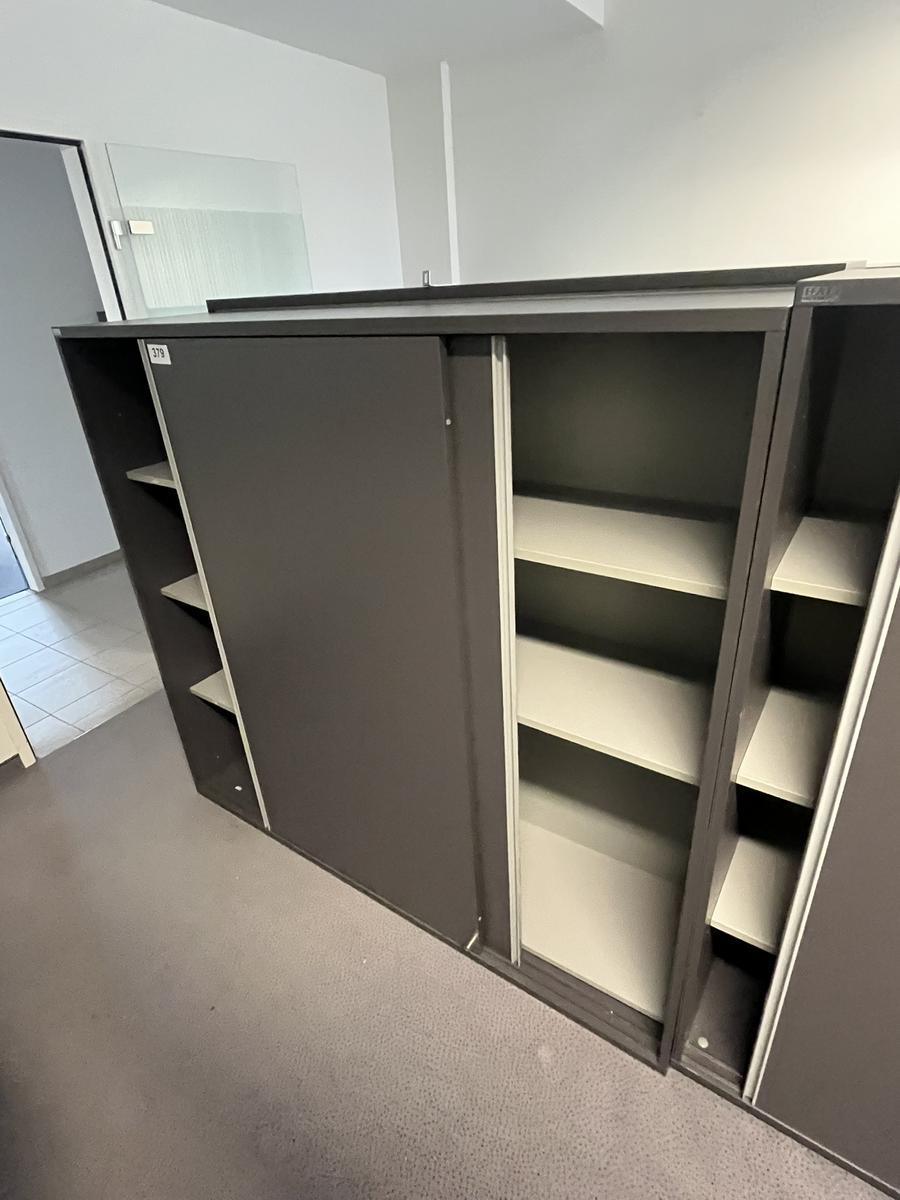 HALI Aktenschrank mit Schiebet&uuml;ren 160x150 cm 4 Ordnerh&ouml;hen