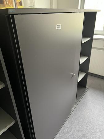 HALI Aktenschrank mit Schiebet�ren 160x150 cm 4 Ordnerh�hen