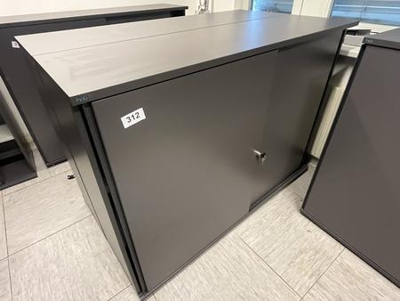 HALI Aktenschrank mit Schiebet�ren 160x115 cm 3 Ordnerh�hen