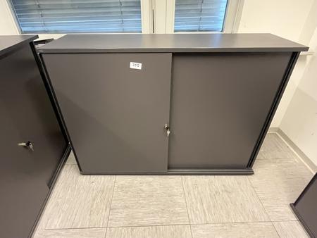 HALI Aktenschrank mit Schiebet�ren 160x115 cm 3 Ordnerh�hen