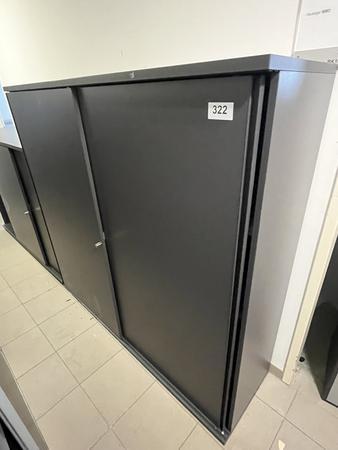 HALI Aktenschrank mit Schiebet�ren 160x150 cm 4 Ordnerh�hen