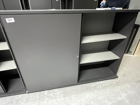 HALI Aktenschrank mit Schiebet�ren 160x115 cm 3 Ordnerh�hen