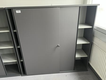 HALI Aktenschrank mit Schiebet�ren 160x150 cm 4 Ordnerh�hen
