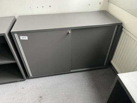 HALI Aktenschrank mit Schiebet�ren 120x80 cm 2 Ordnerh�hen