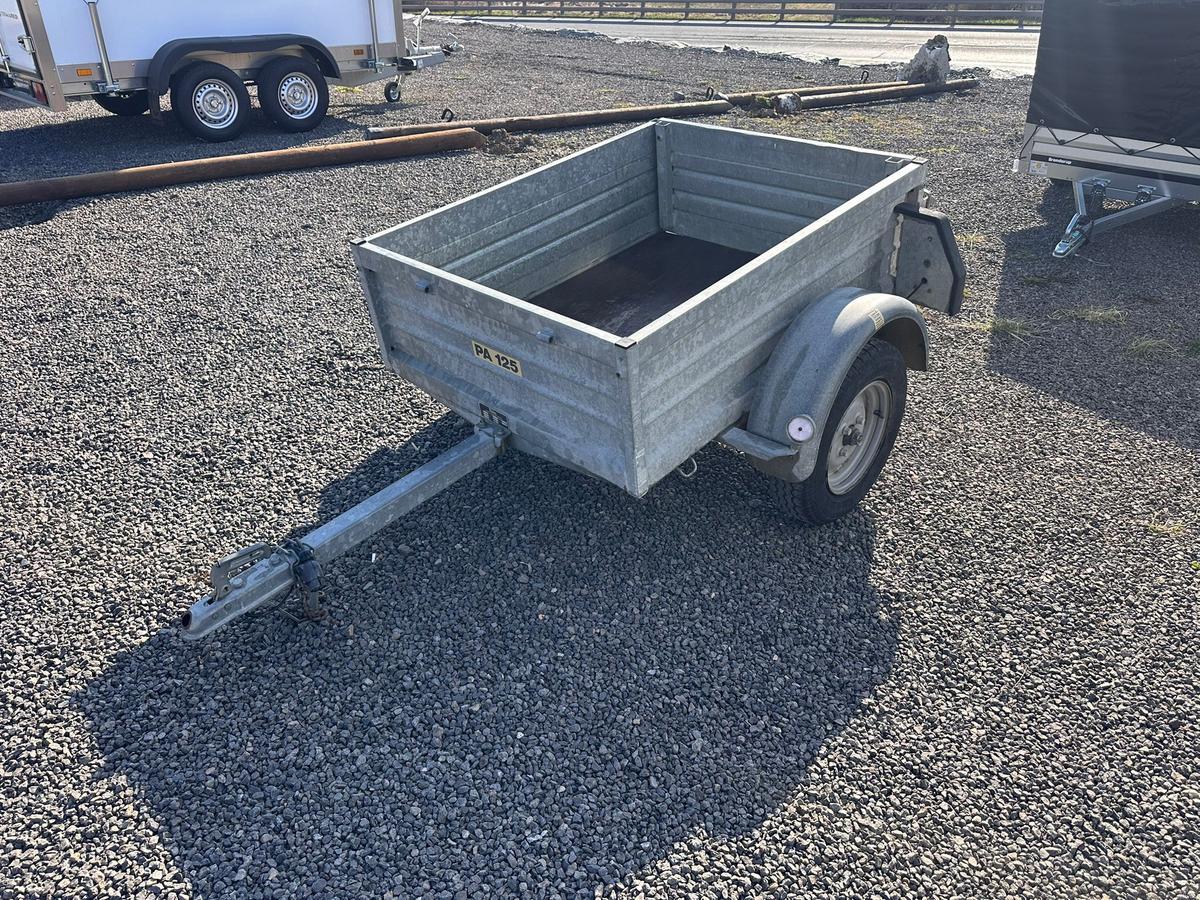 Pongratz Anh&auml;nger, Typ 125, BJ 1992, EG 95kg, Innenbreite: 95cm, Innenl&auml;nge: 122cm