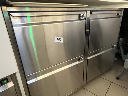 Getr�nkepult, ca. 120x70x85cm, mit 4 Laden