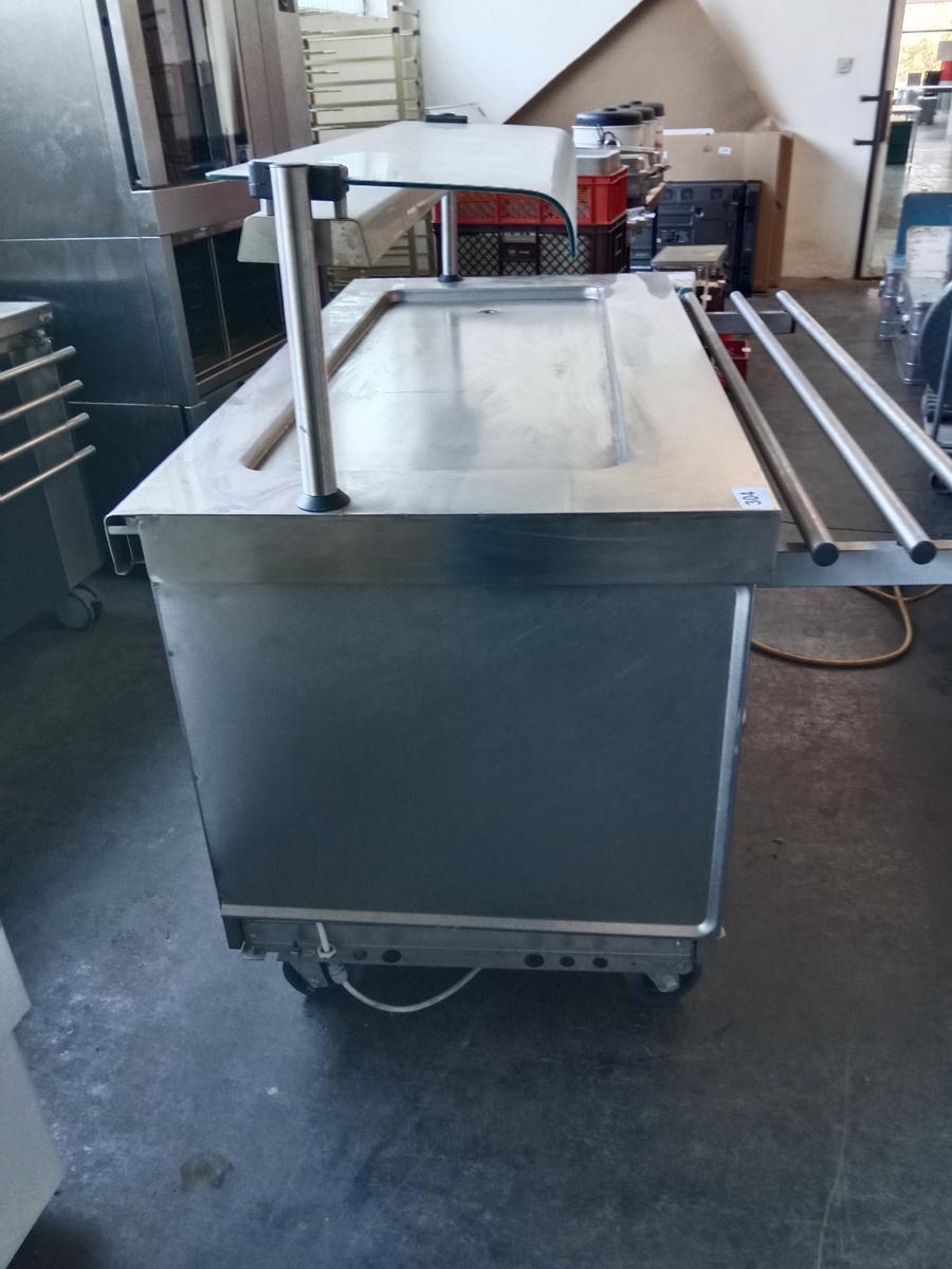 Edelstahl K&uuml;hlpult / Ausgabepult, 160x110x127cm?d=2026-03-23 16:48:31