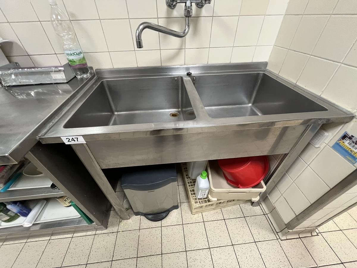 Edelstahl Doppelsp&uuml;ltischmodul ca. 115/60/85 cm?d=2026-03-25 11:11:33