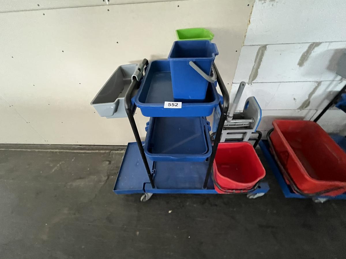 BAYERSAN Reinigungswagenset mit Handpresse