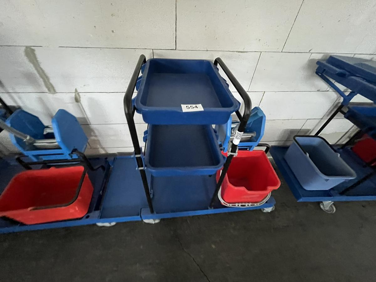 BAYERSAN Reinigungswagenset mit Handpresse