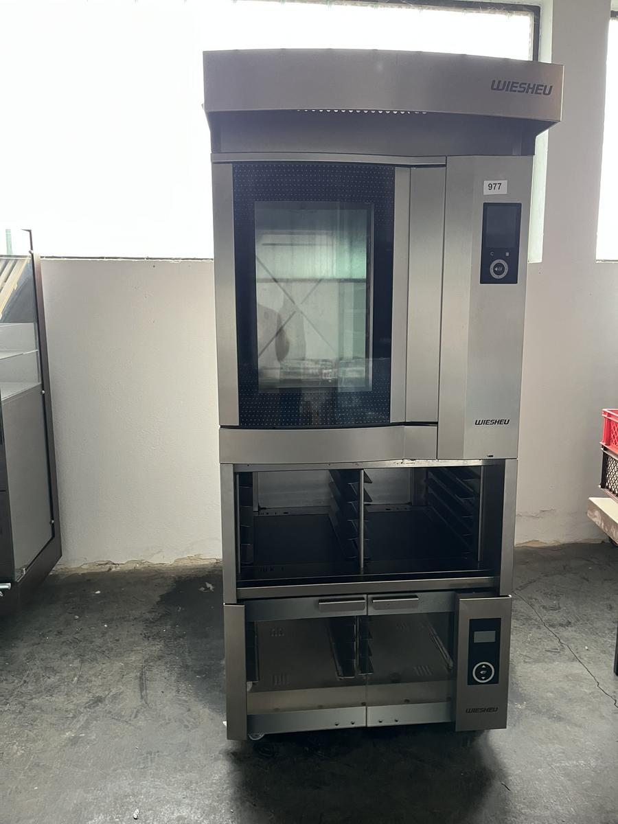 WIESHEU X 3100 Dibas Backofen blue M 111. kW X 600 G&auml;rschrank und X 005 10 Einsch&uuml;be Baujahr 2016/2017