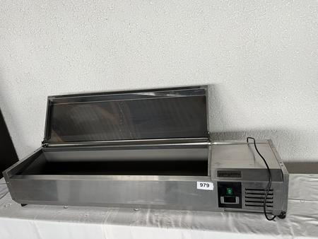 GGM Gastro Kühlaufsatzvitrine 1400/335 mm für 6 x GN 1/4, steckerfertig plus 2-8 Grad GGM Gastro Kühlaufsatzvitrine 1400/335 mm für 6 x GN 1/4, steckerfertig plus 2-8 Grad