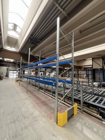 ca. 10.80 lfm BITO Schwerlastregale H: 350 cm ,4 Stk. Steher  plus 12 St�ck Einh�ngebalken