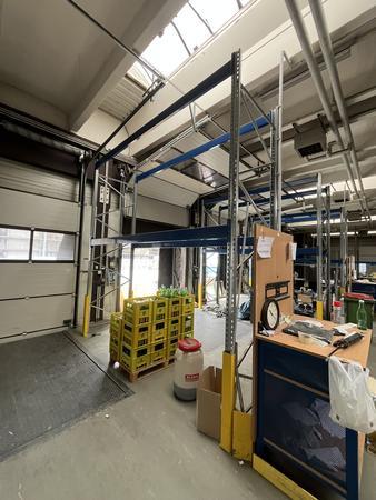 ca. 10.80 lfm BITO Schwerlastregale H: 4 m , 6 Stk.Steher plus 12 St�ck Einh�ngebalken