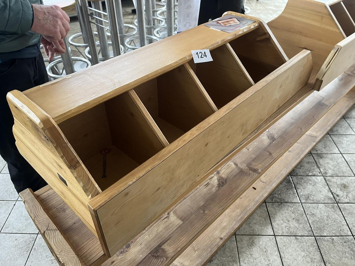 Besteckregal f&uuml;r Wandmontage, mit 4 F&auml;chern, 110x30x50cm?d=2026-03-30 20:47:07