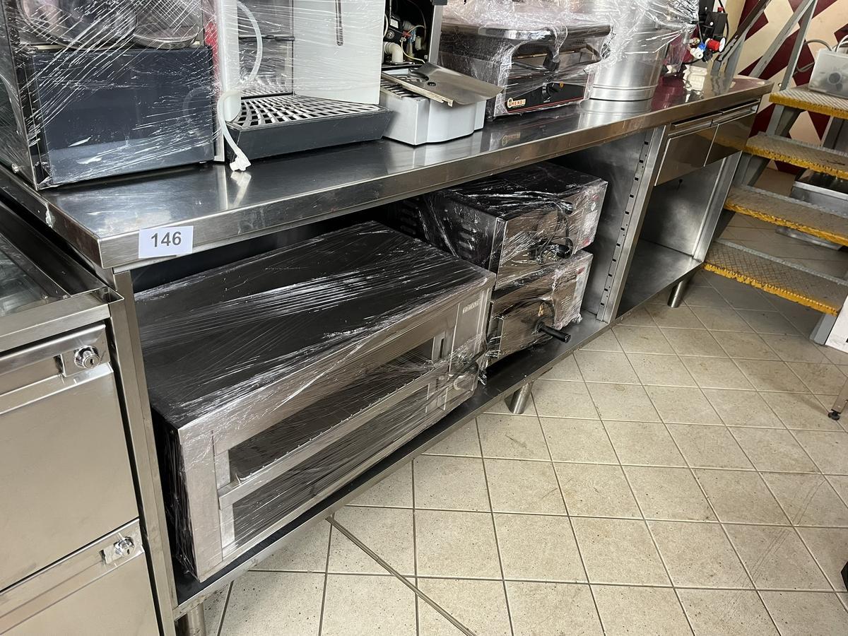 Niro Anrichte mit Schubladen, ca. 244x70x94cm, Unterteil offen?d=2026-03-30 20:46:45