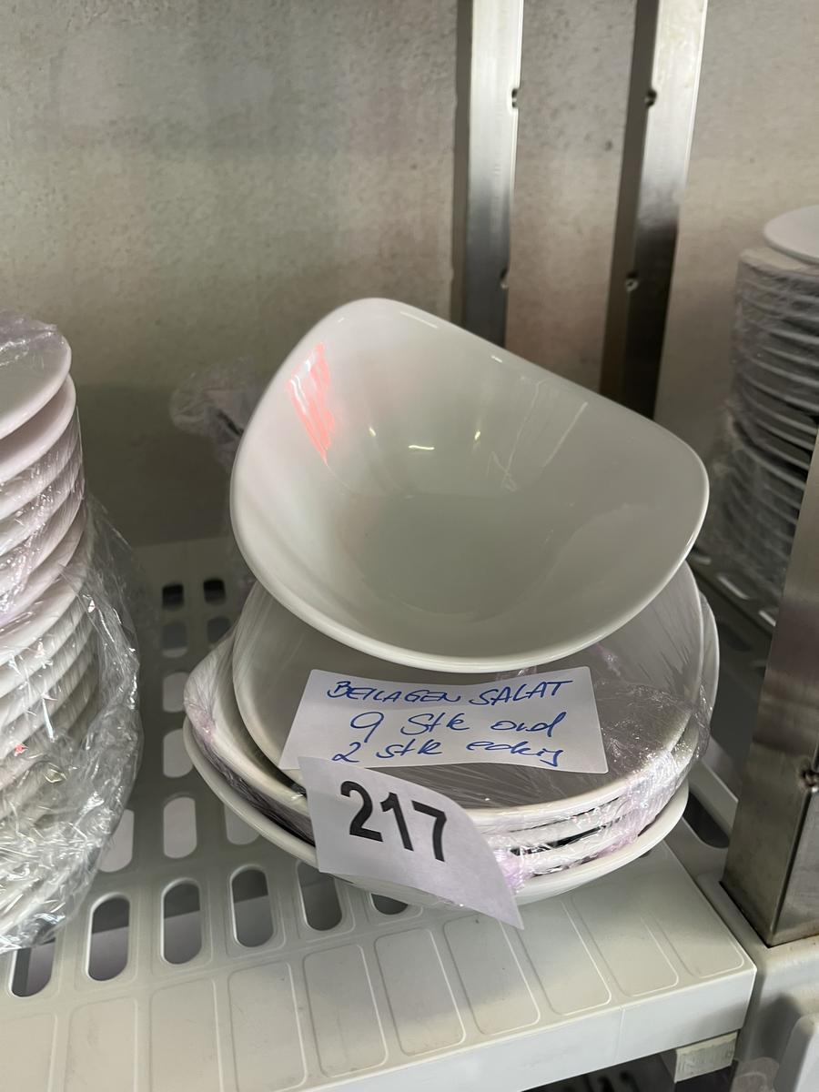 11 Stk. Salatschalen, 18x6cm