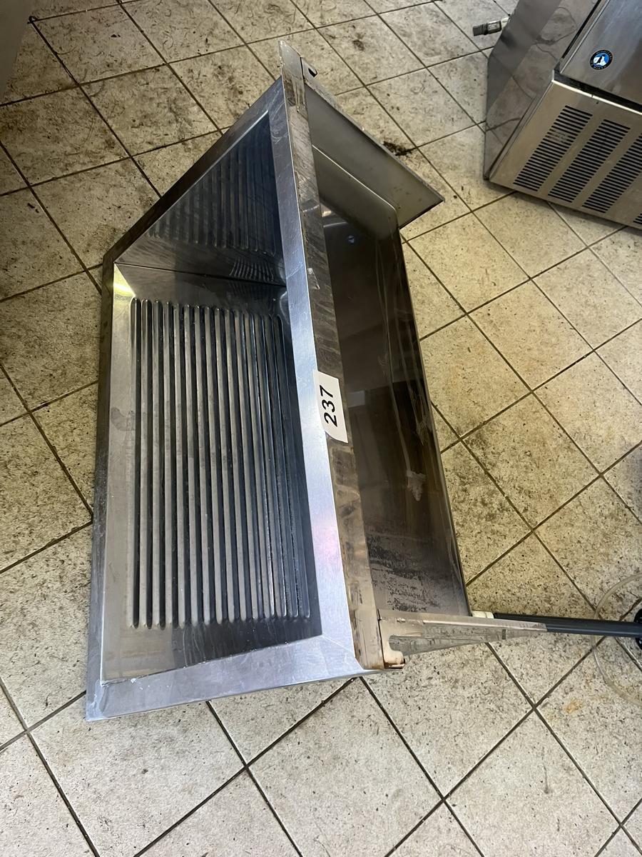 Niro Sp&uuml;lbecken f&uuml;r Wandmontage, 70x50x36cm