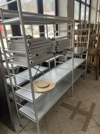 Kühlhausregal, ca. 215x47x180cm Kühlhausregal, ca. 215x47x180cm