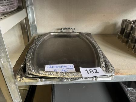 5 Stk. Servierplatten 5 Stk. Servierplatten