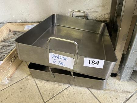 2 Stk. Bräter, 40x50x10cm 2 Stk. Bräter, 40x50x10cm