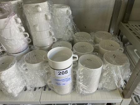 96 Stk. Suppentassen ohne Untersetzer 96 Stk. Suppentassen ohne Untersetzer