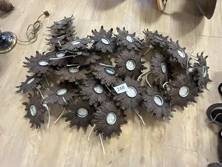 44 Stk. rustikale Deckenspots 44 Stk. rustikale Deckenspots