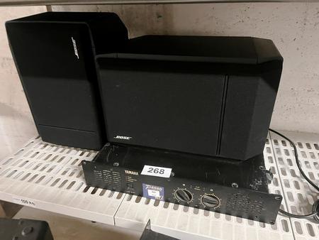 10 Stk. Bose Boxen Typ 301 und 1 Stk. Yamaha 4500 10 Stk. Bose Boxen Typ 301 und 1 Stk. Yamaha 4500