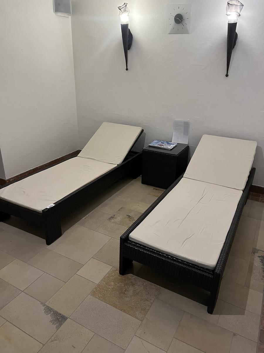 7 Stk. Rattan Liegest&uuml;hle