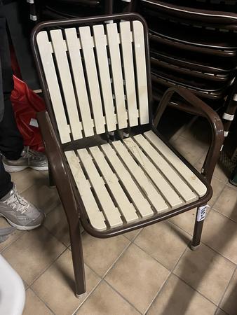 26 Stk. Gartenstühle, braun 26 Stk. Gartenstühle, braun