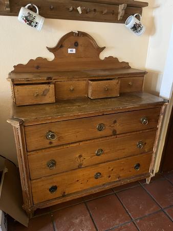 Anrichte, Altholz, 3 Laden, 4 Boxen, 130 x 65 x 150 Anrichte, Altholz, 3 Laden, 4 Boxen, 130 x 65 x 150