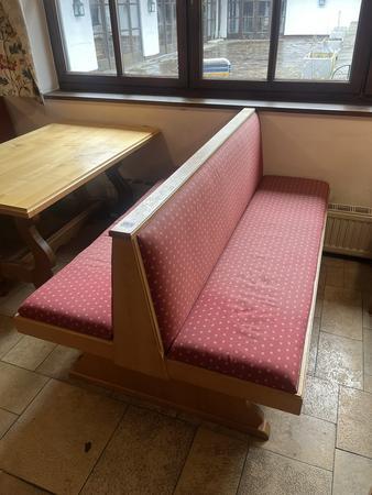 3 Stk. Doppelbänke, 156 x 100 x 90 3 Stk. Doppelbänke, 156 x 100 x 90