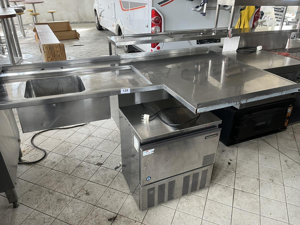 Edelstahl Zulauftisch, mit Ablage, ca. 214x78cm, mit Sp&uuml;lbecken 40x40cm?d=2026-04-16 20:14:18