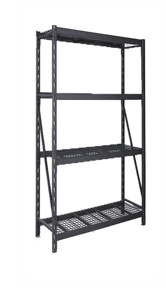 Industrie-Schwerlastregal, schwarz, 180x53x183cm