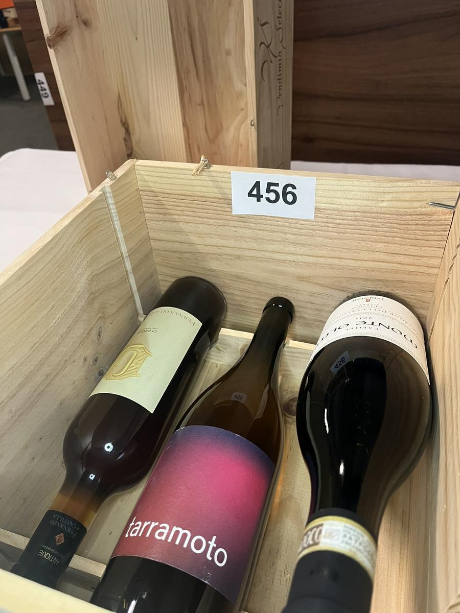 Weinbox mit 3 Flaschen