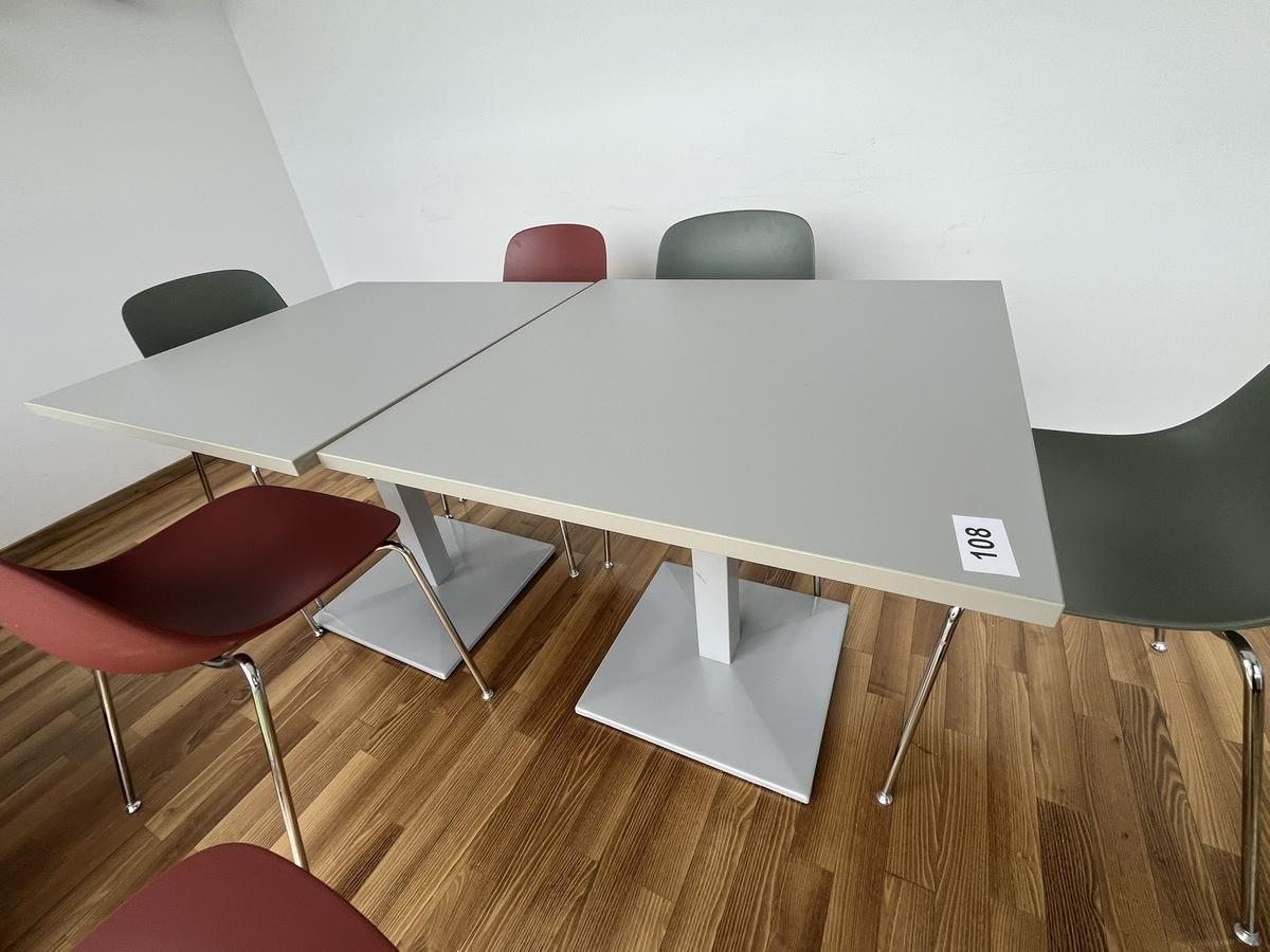 2 St&uuml;ck Sozialraumtische 80x80 cm plus 6 St&uuml;ck St&uuml;hle Infinity?d=2026-04-30 18:03:43