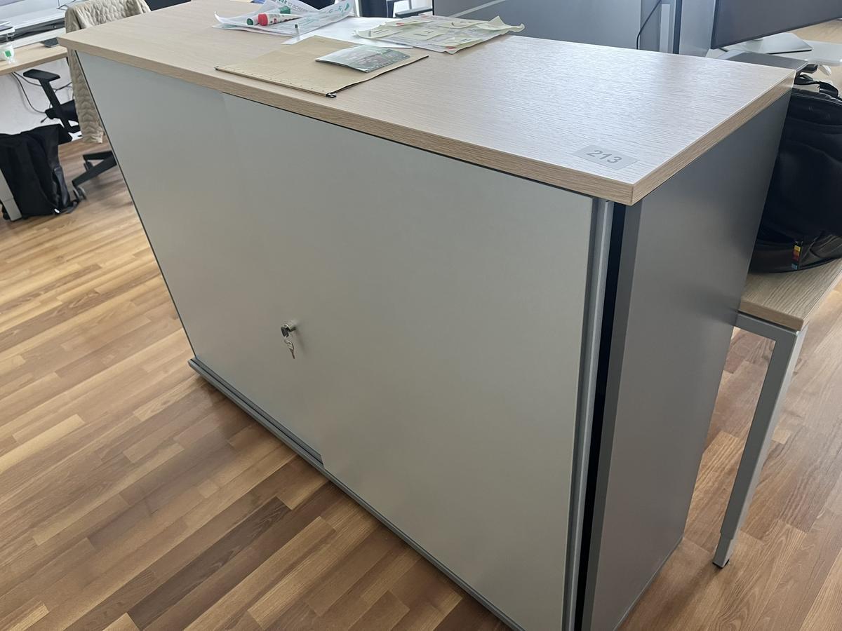 Aktenschrank BENE 160x110 cm 3 Ordnerh&ouml;hen mit Schiebet&uuml;ren