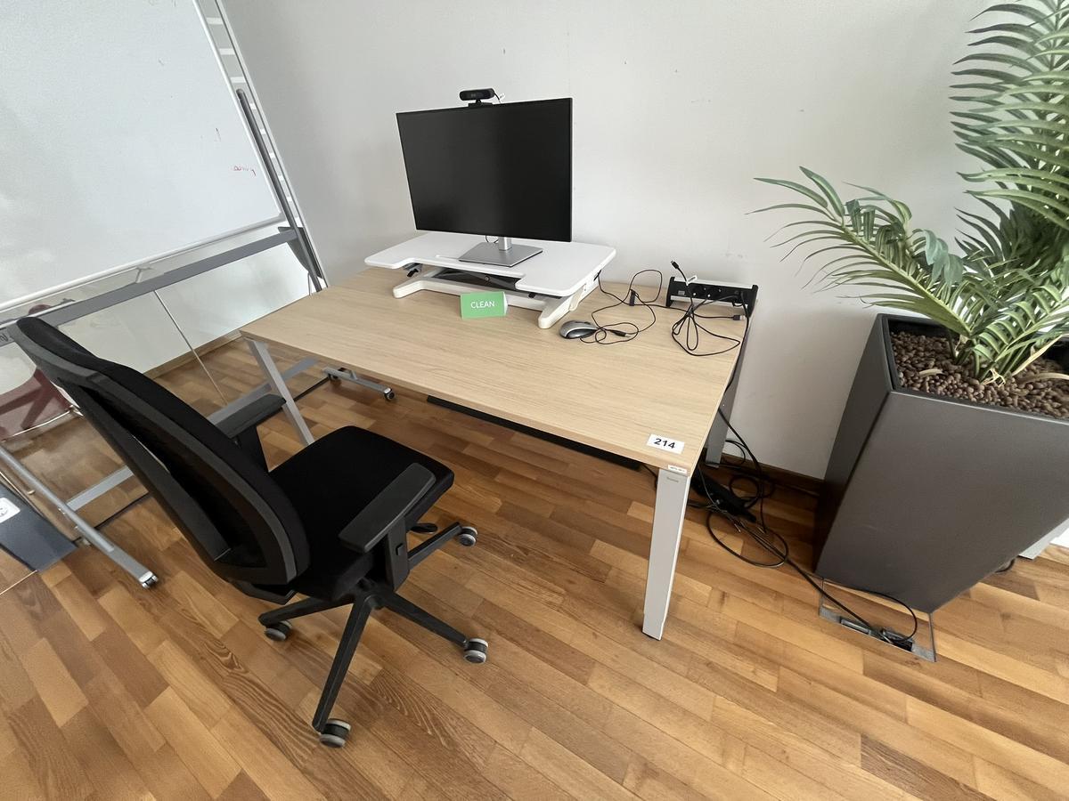 BENE Schreibtisch ohne R&uuml;ckwand 160 x 80 cm