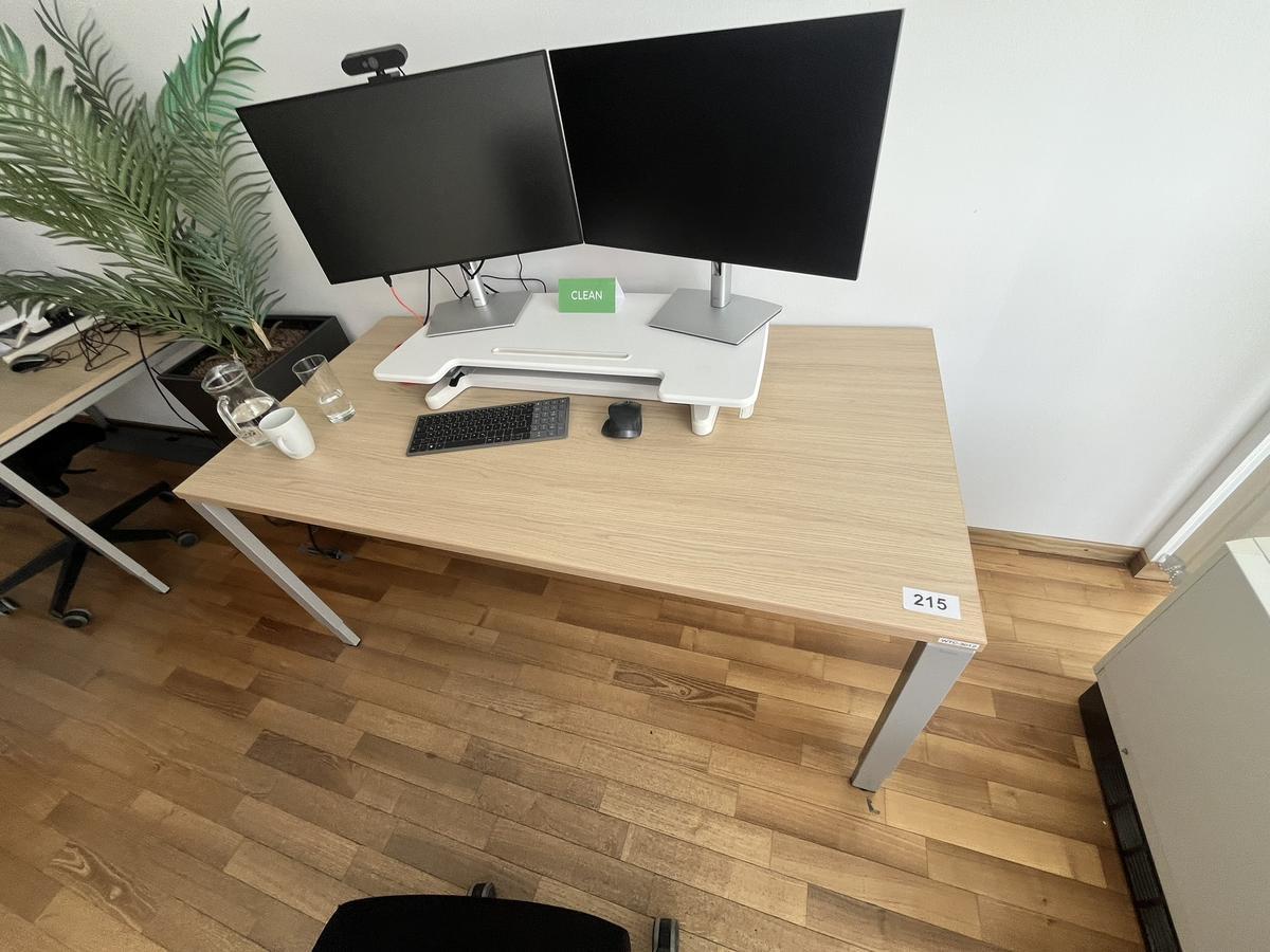 BENE Schreibtisch ohne R&uuml;ckwand 160 x 80 cm