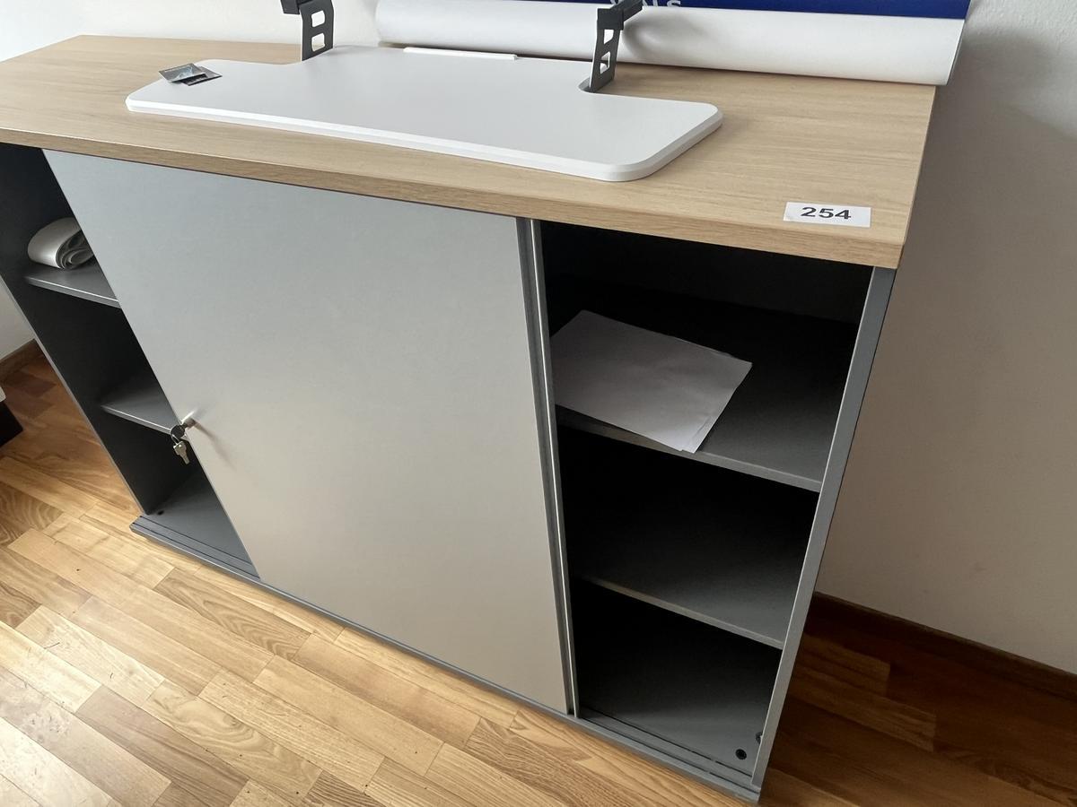 Aktenschrank BENE 160x110 cm 3 Ordnerh&ouml;hen mit Schiebet&uuml;ren