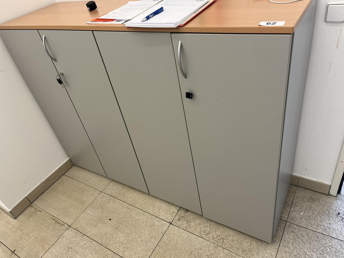Aktenschrankmodul mit 4 T&uuml;ren 160x110 cm