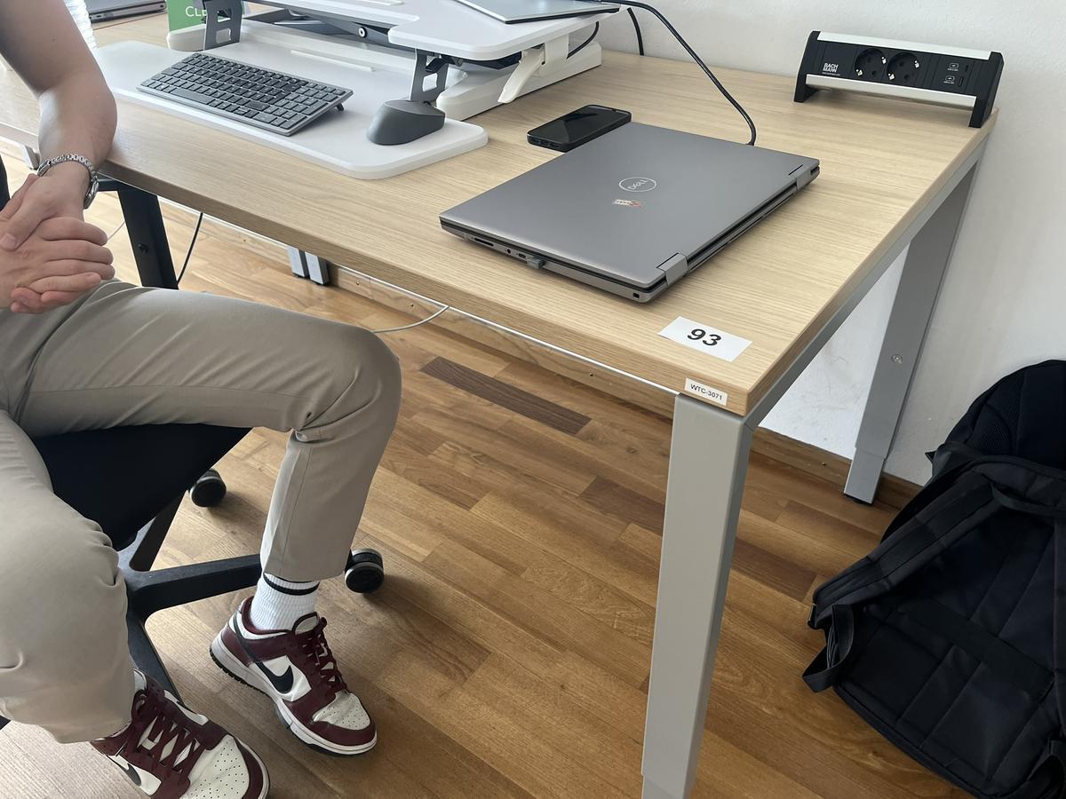 BENE Schreibtisch ohne R&uuml;ckwand 160 x 80 cm