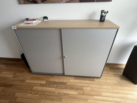Aktenschrank BENE 160x110 cm 3 Ordnerh�hen mit Schiebet�ren