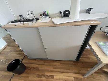 Aktenschrank BENE 160x110 cm 3 Ordnerh�hen mit Schiebet�ren