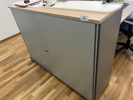 Aktenschrank BENE 160x110 cm 3 Ordnerh�hen mit Schiebet�ren